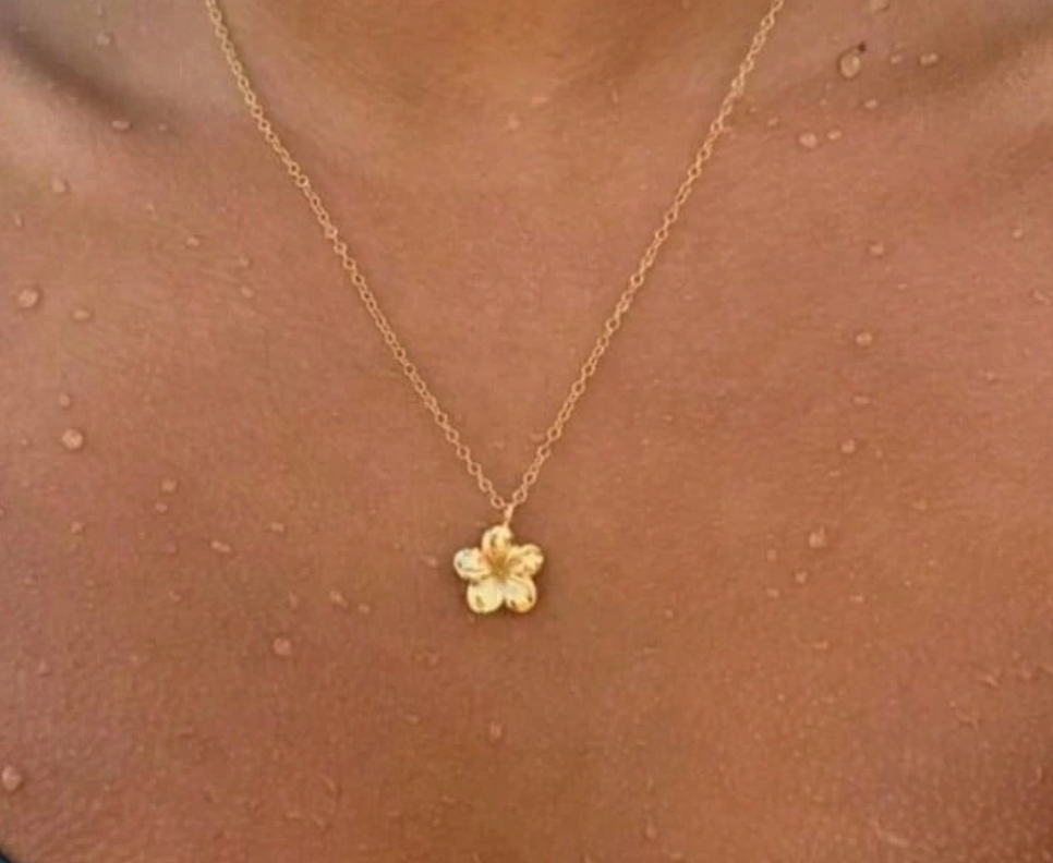 Pulmeria Flower Necklace